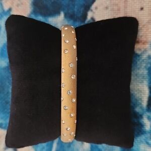 Swarovski Gold Bangle Bracelet